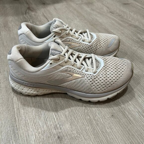 Brooks Women’s Ghost 12 Light Gray Running Shoes Size 7 - Picture 3 of 7